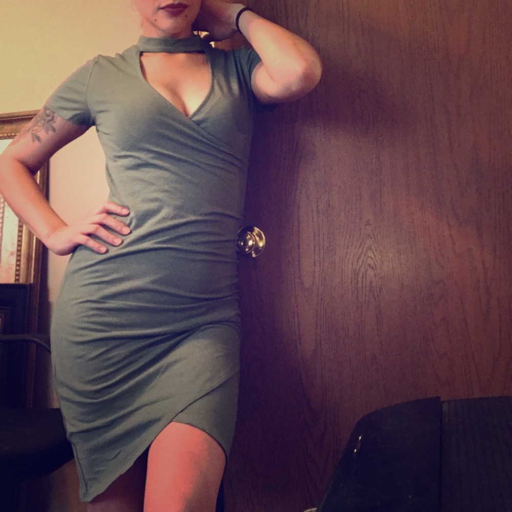 Green dress